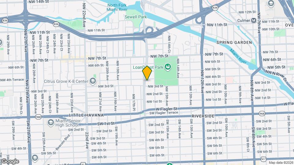 329 NW 17th Ave Mapa y Detalles de la Ubicación
