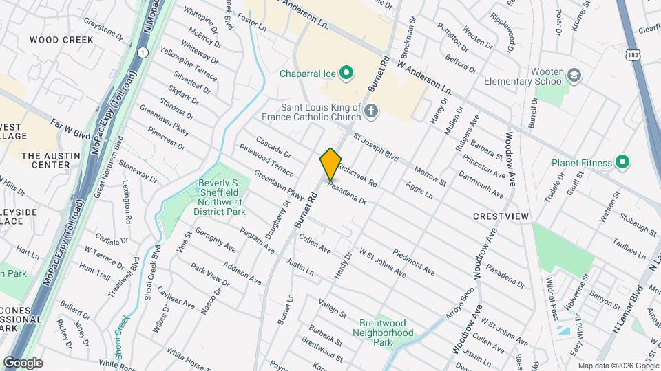 2211 1/2 Pasadena Dr Map and Location Details