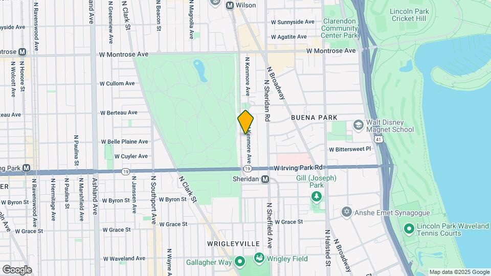 4066-4068 N Kenmore Ave Mapa y Detalles de la Ubicación