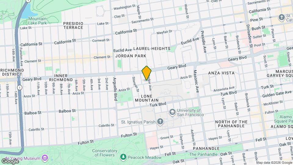 730 Anza St Map and Location Details