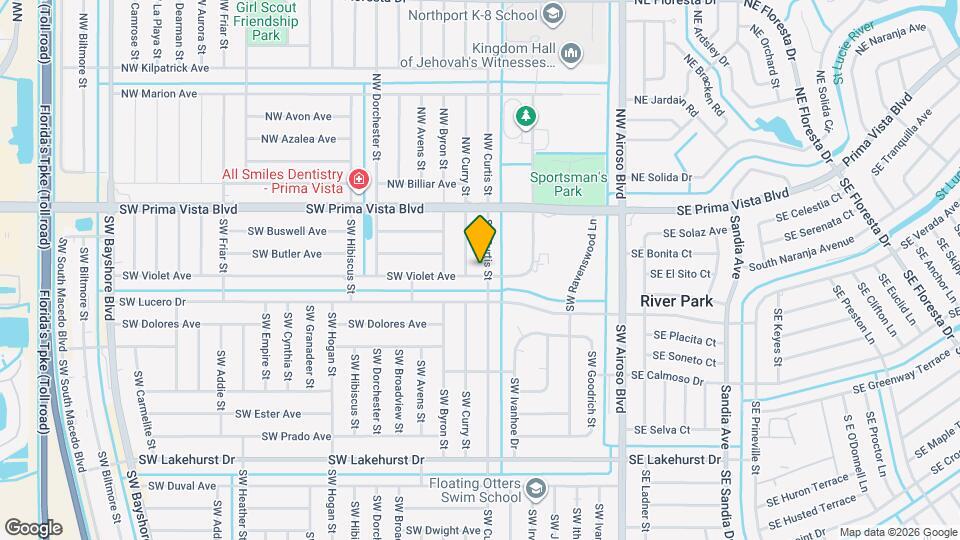 301 SW Violet Ave Mapa y Detalles de la Ubicación