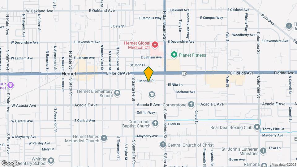 1081 E Morton Pl Mapa y Detalles de la Ubicación
