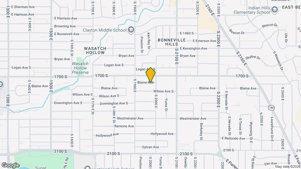 1968 Blaine Ave Map and Location Details