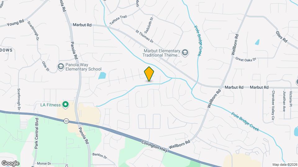 5550 Wellborn Creek Dr Mapa y Detalles de la Ubicación