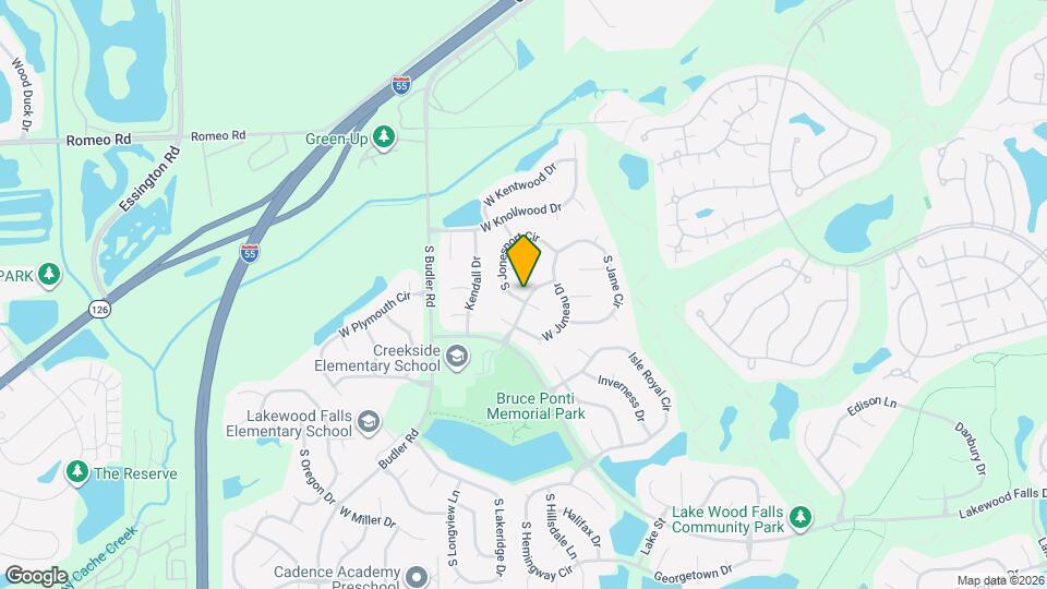 13761 S Jonesport Cir Mapa y Detalles de la Ubicación