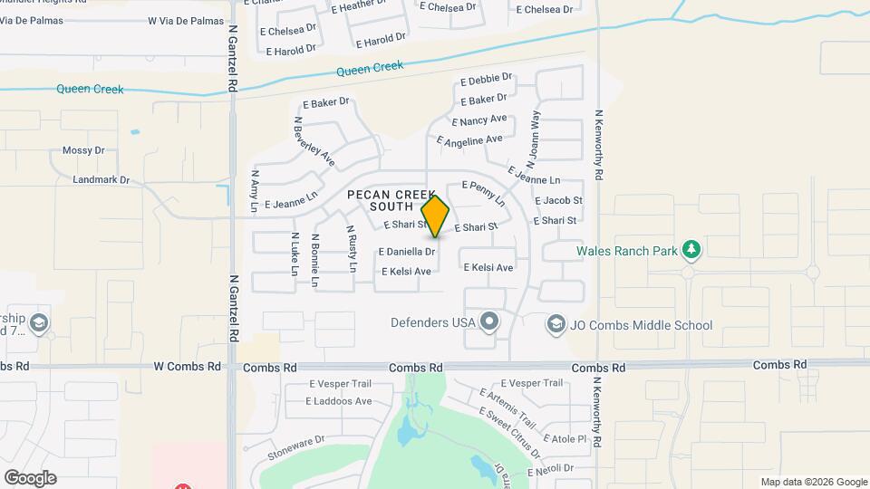 1126 E Daniella Dr Mapa y Detalles de la Ubicación