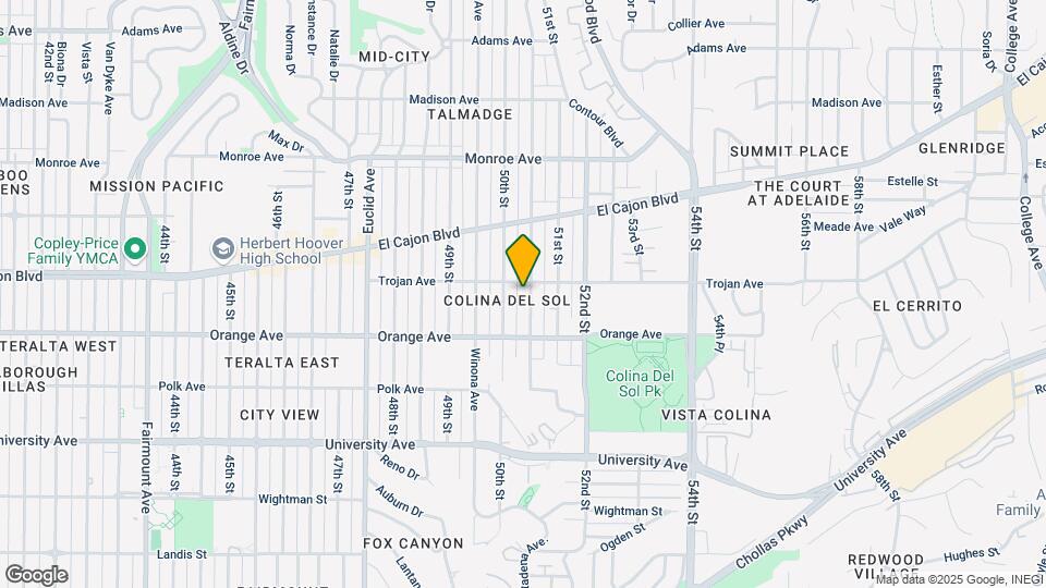 4276 Altadena Ave Mapa y Detalles de la Ubicación