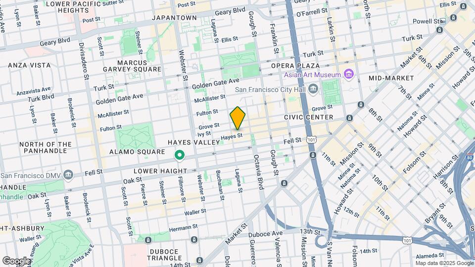 570 Hayes Street Apartments Mapa y Detalles de la Ubicación