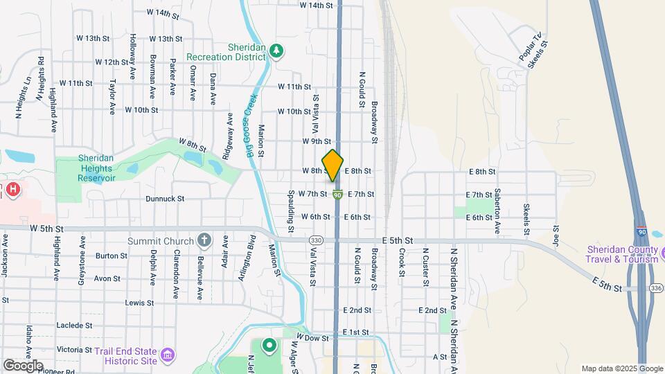 1116 N Main St Map and Location Details