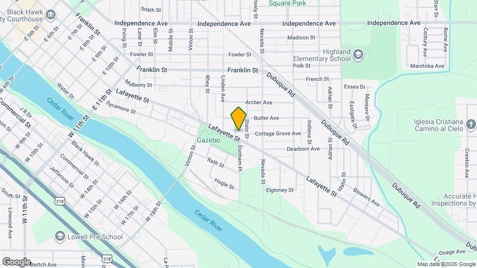 106 Block St Map and Location Details