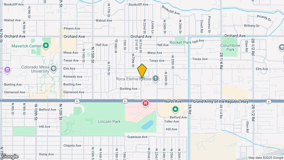 1350 N 21st St Map and Location Details