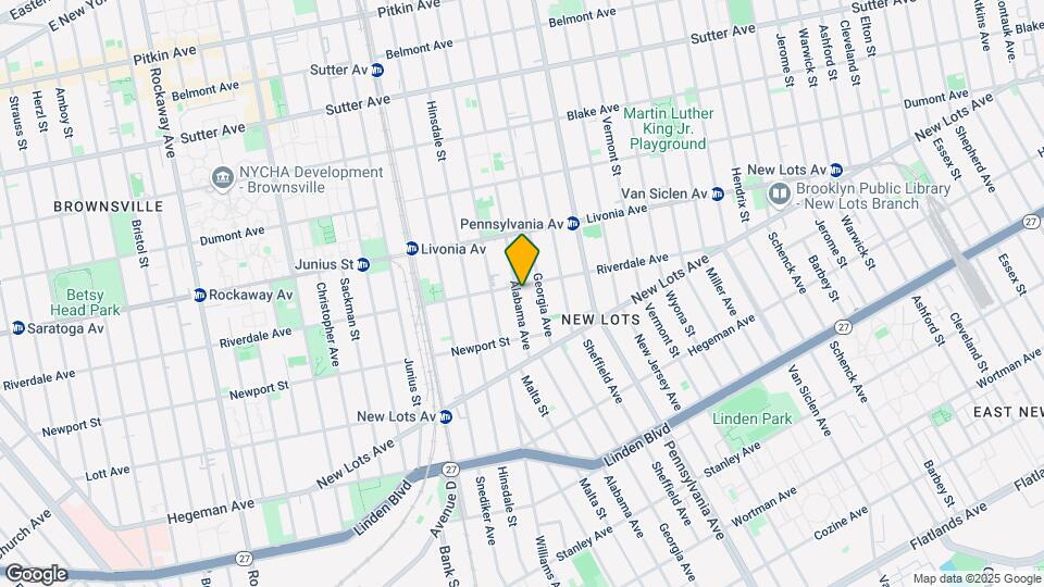 The East New York Portfolio Map and Location Details