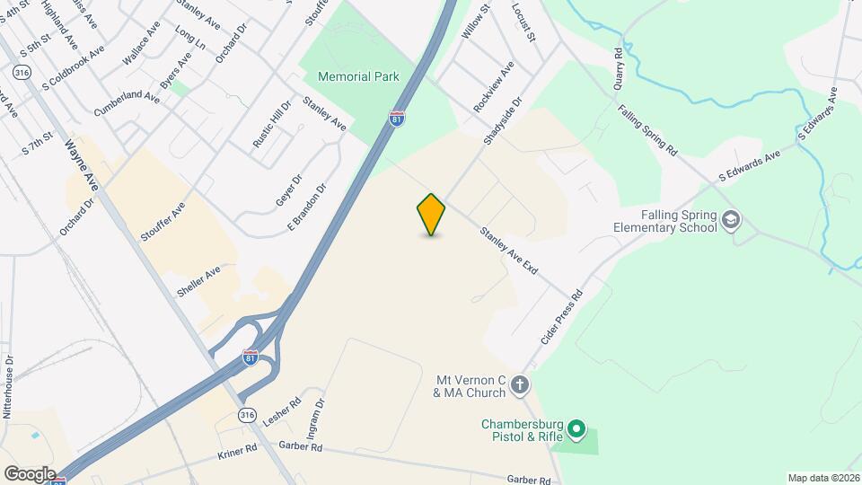 871 Rising Sun Ln Map and Location Details