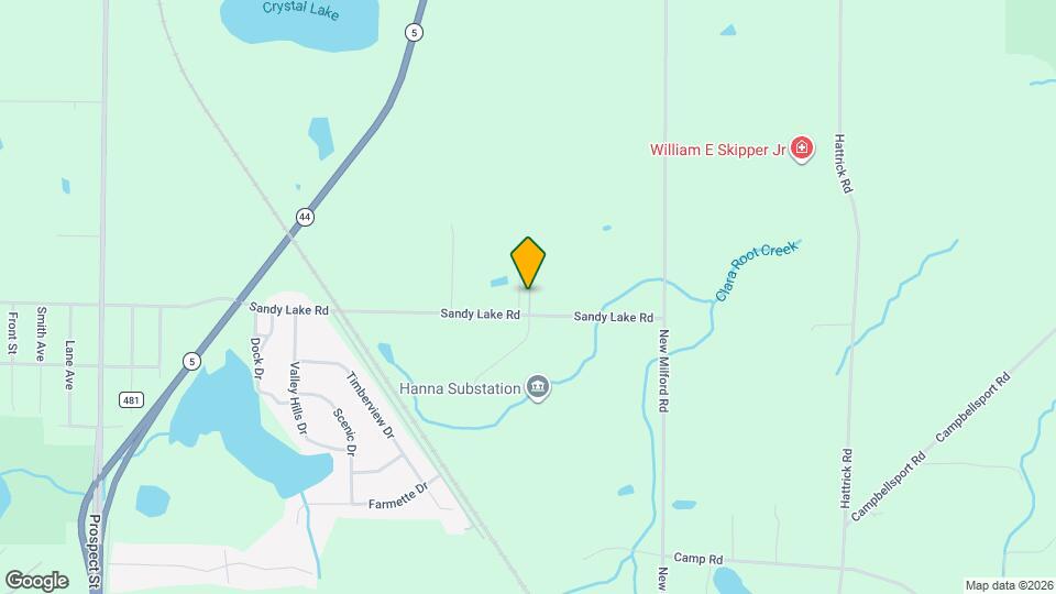 4633 Sandy Lake Rd Map and Location Details
