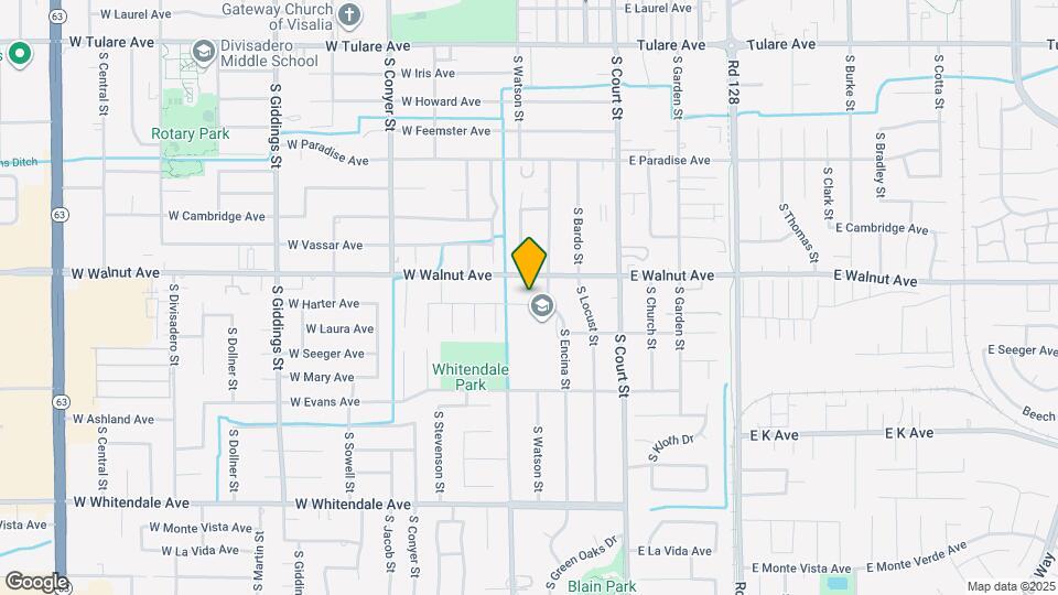 410 W Harter Ave Map and Location Details