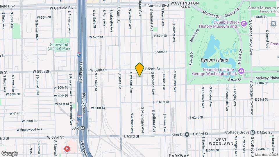 5930 S Michigan Ave-Unit -1st Floor Map and Location Details