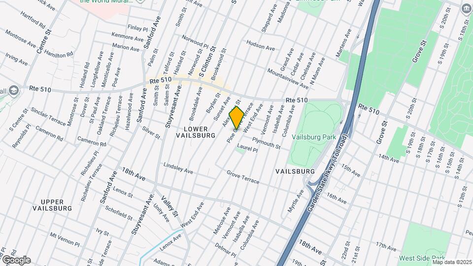 70 Pine Grove Ter Map and Location Details