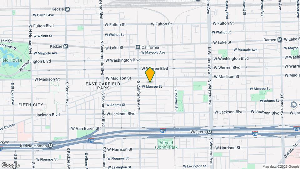2718 W Monroe St, Unit First floor Mapa y Detalles de la Ubicación