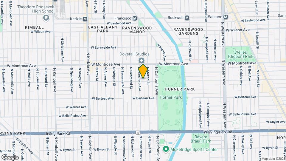 2856 W Cullom Ave Map and Location Details