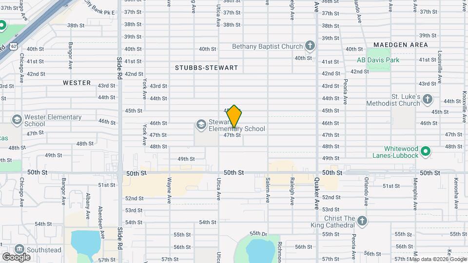 4708 47th St Map and Location Details