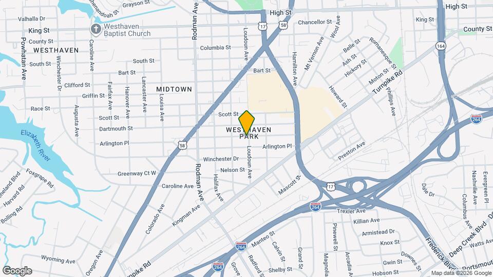 3401 Brighton St Map and Location Details