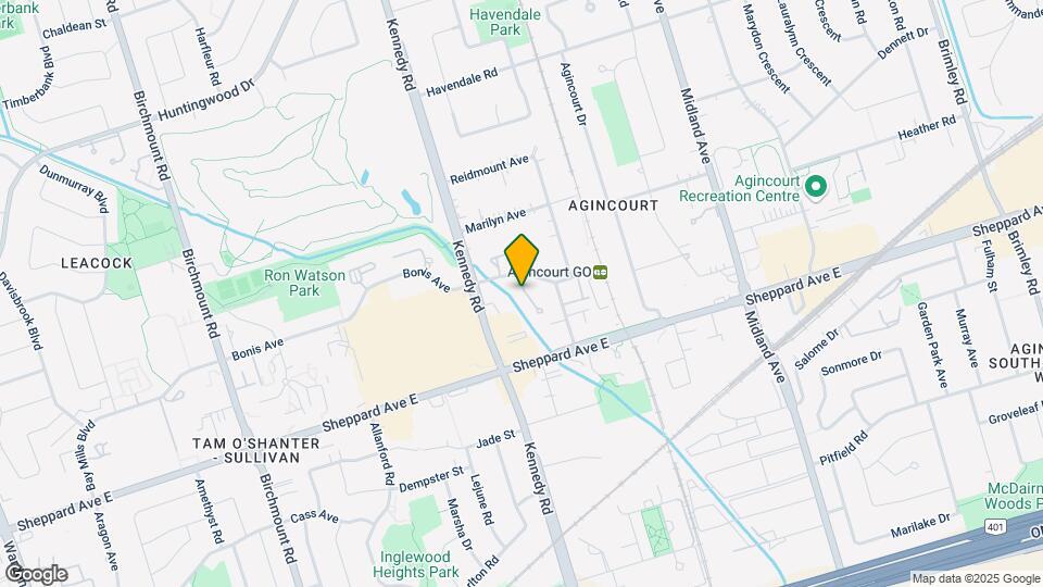 4 Cardwell Av Map and Location Details