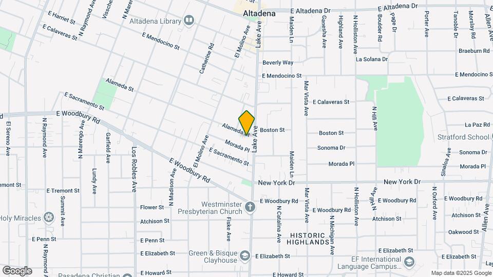 868-876 Alameda St Map and Location Details