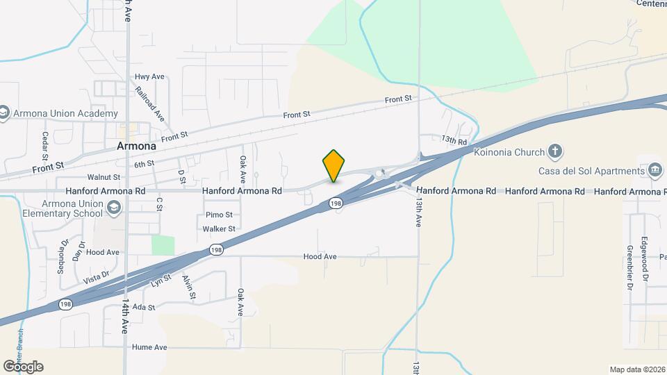 13265 Hanford Armona Rd Map and Location Details