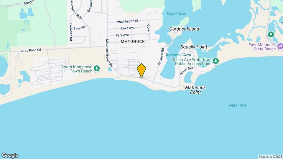 911 Matunuck Beach Rd Mapa y Detalles de la Ubicación