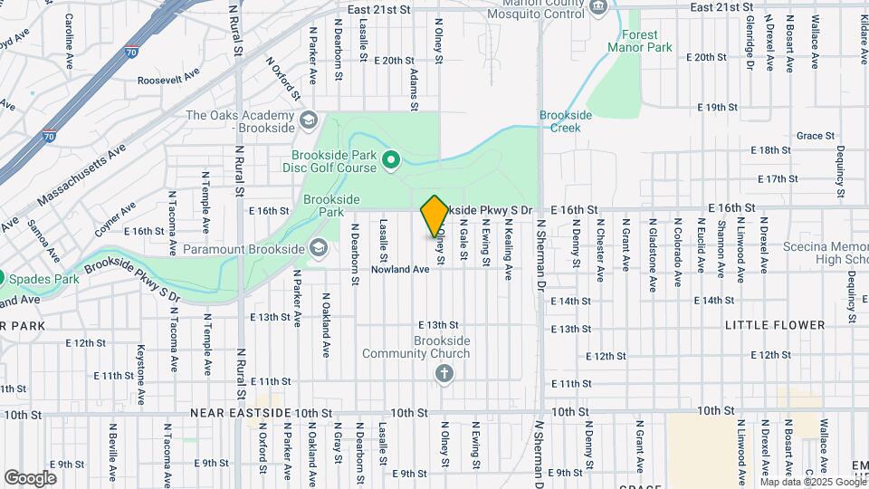 1432 N Olney St Mapa y Detalles de la Ubicación