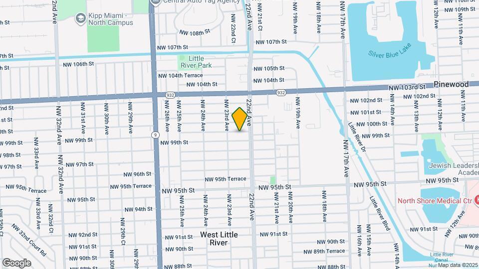 2242 NW 99th Terrace Map and Location Details