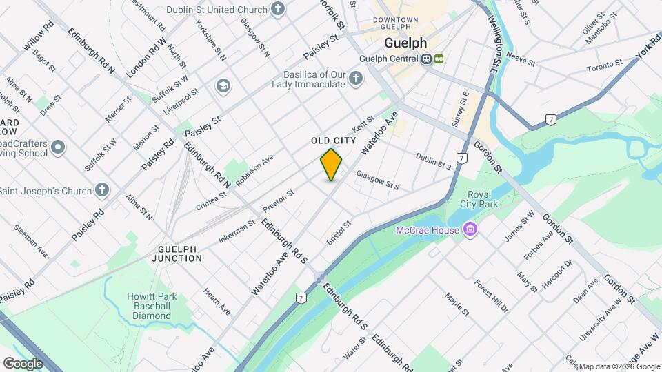 107 Waterloo Av Map and Location Details