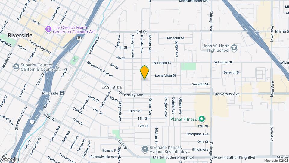 3702 Franklin Ave Map and Location Details