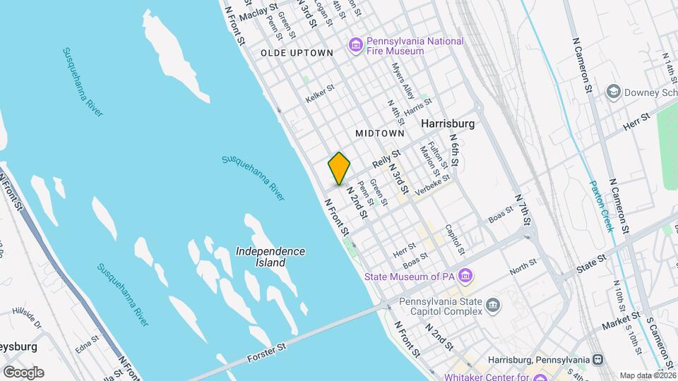 117 Reily St, Unit 3 Map and Location Details