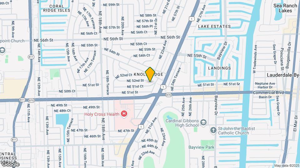 2175 NE 51st Ct Map and Location Details