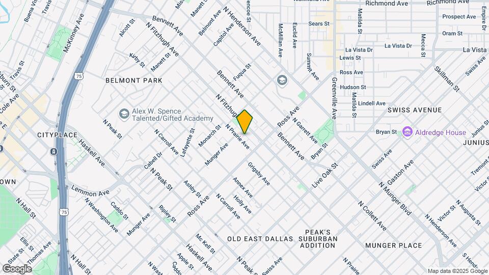 1802 N Prairie Ave Map and Location Details