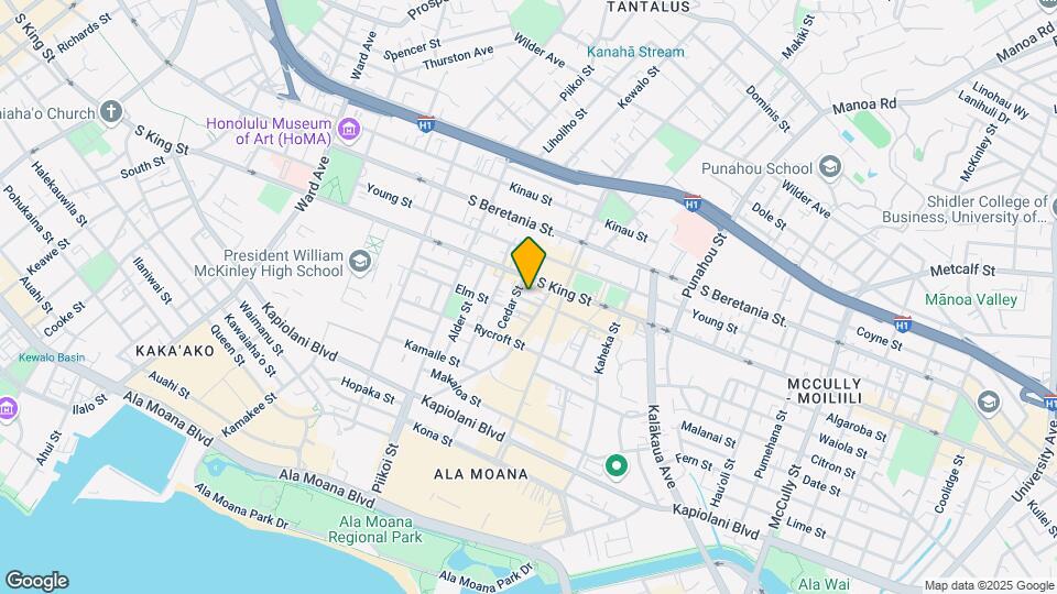 1314 Liona St Mapa y Detalles de la Ubicación