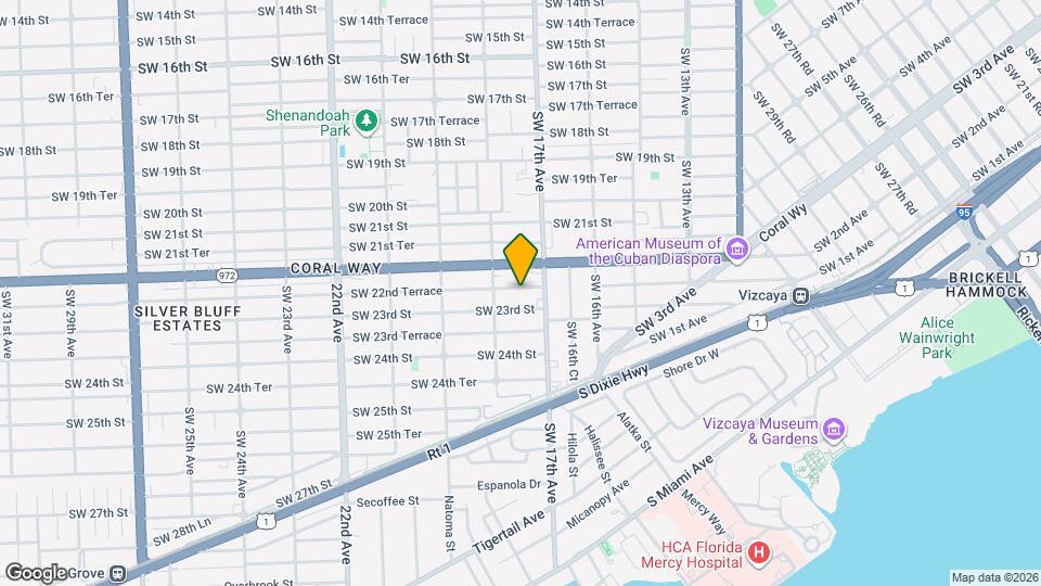 1744 SW 22nd Terrace Map and Location Details