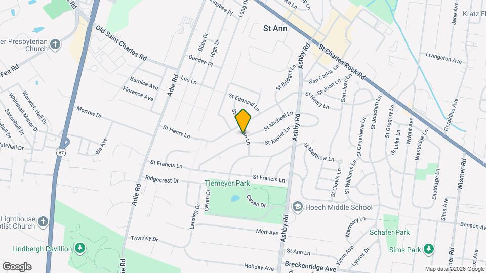 3549 St Sebastian Ln Map and Location Details