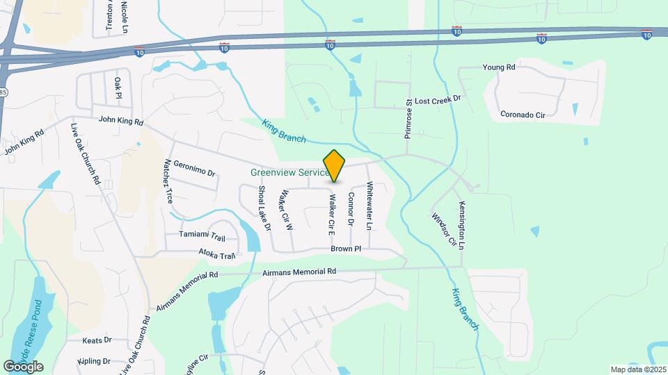 109 Walker Cir E Map and Location Details