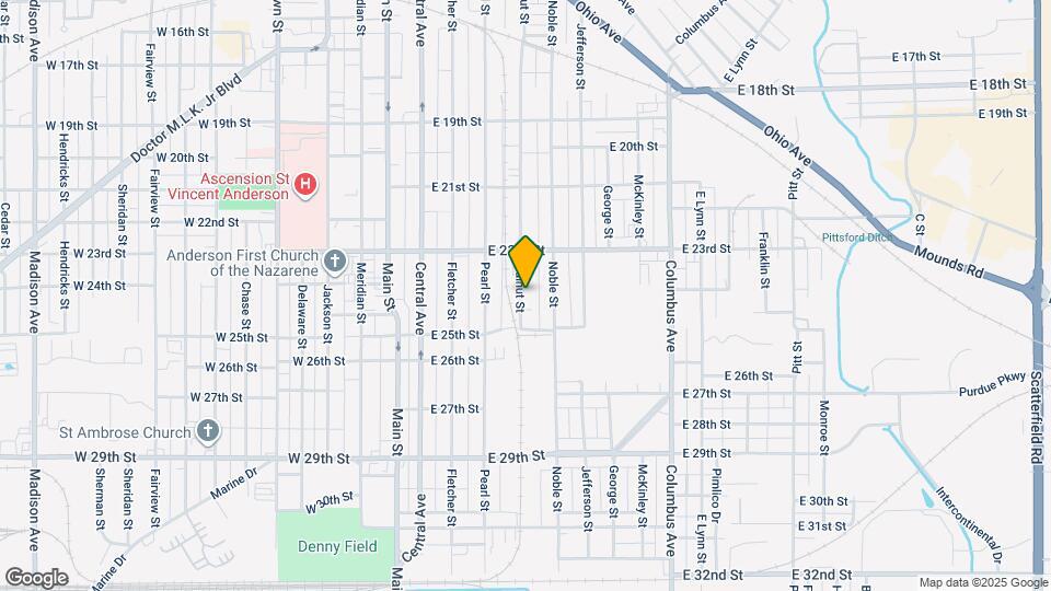 2400 Walnut St Map and Location Details