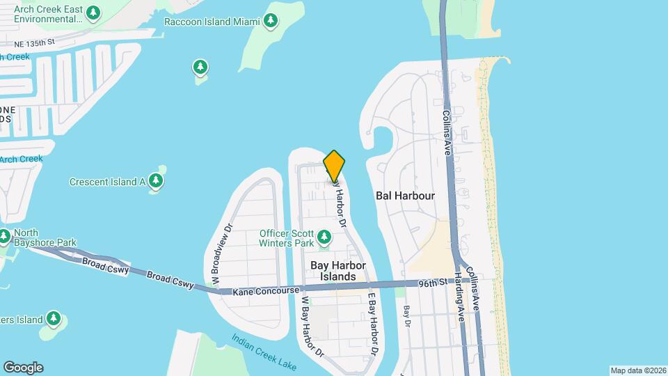 Palms of Bay Harbor Map and Location Details