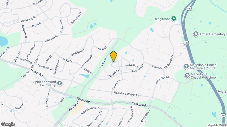 306 Quinton Oaks Cir Map and Location Details