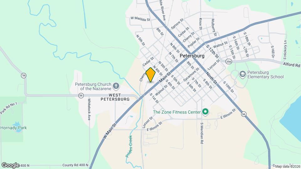 108 E Main St Map and Location Details