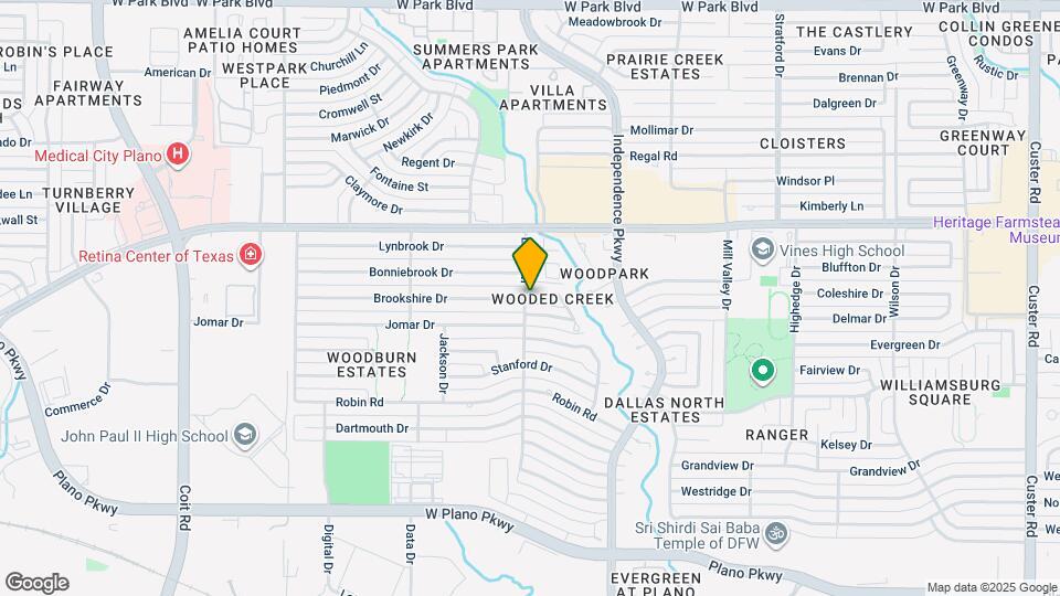 3044 Brookshire Dr Map and Location Details