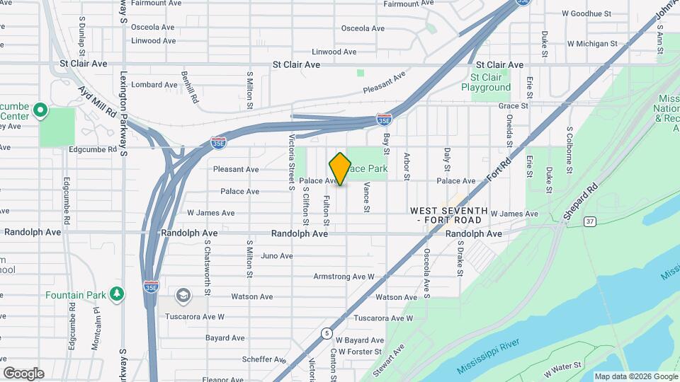 419 View St, Unit First Floor Apartment Map and Location Details