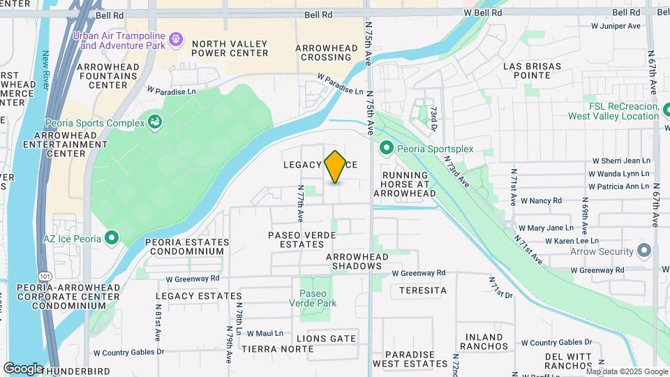 15856 N 76th Ave Map and Location Details