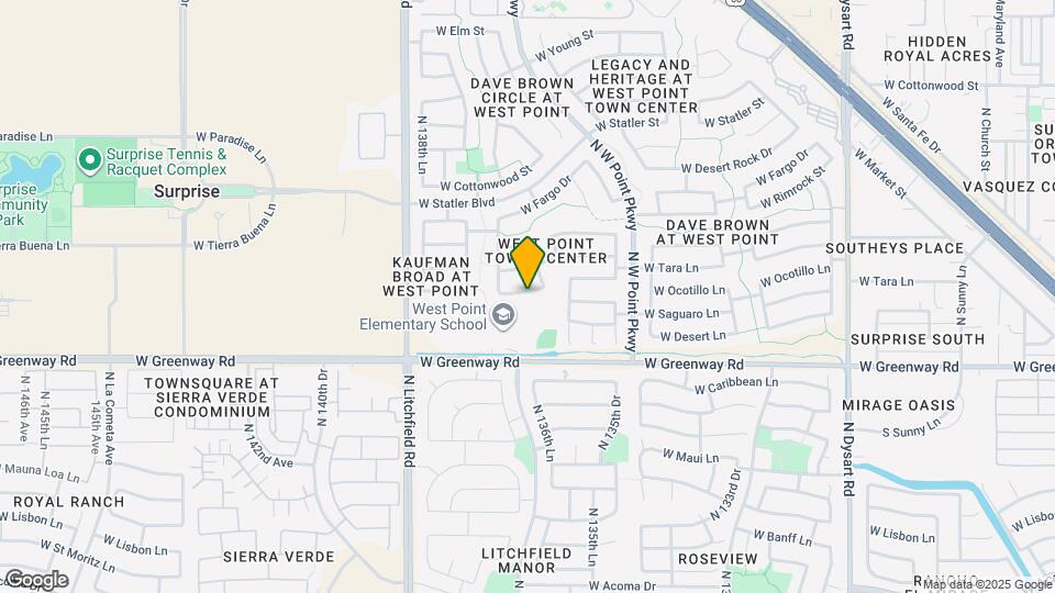 13677 W Ocotillo Ln Map and Location Details