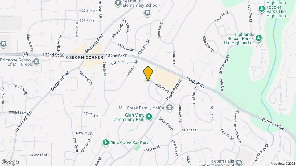 13602 56th Ave SE Mapa y Detalles de la Ubicación