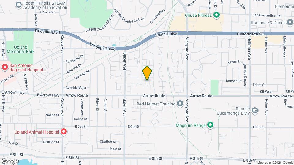 8630 Cava Dr Mapa y Detalles de la Ubicación